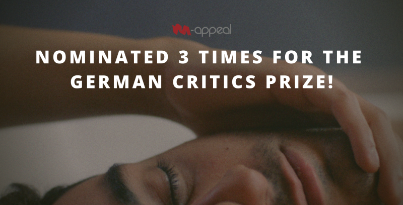 Thumbnail for NO HARD FEELINGS nominated for German Film Critics' Prize 2020