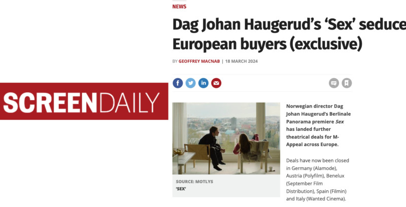 Thumbnail for SEX sales in Germany, Austria, Benelux, Spain and Italy